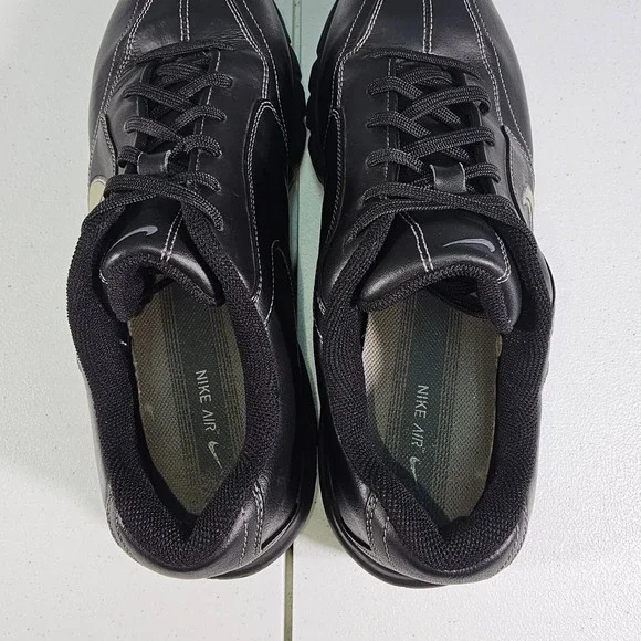 VHTF Nike Air Zoom TW 2010 Tiger Woods Golf Shoes Black Silver 317447-001 Mens 9
